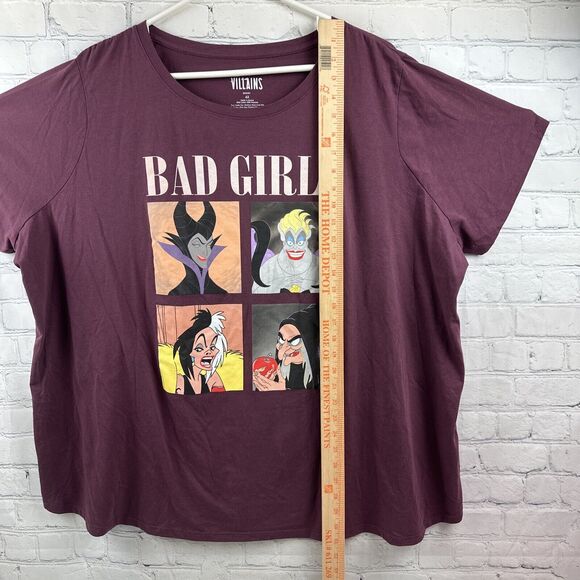 Disney Villains Bad Girls‎ And Coca Cola T-Shirts 4X Maroon And Pink - Picture 5 of 13